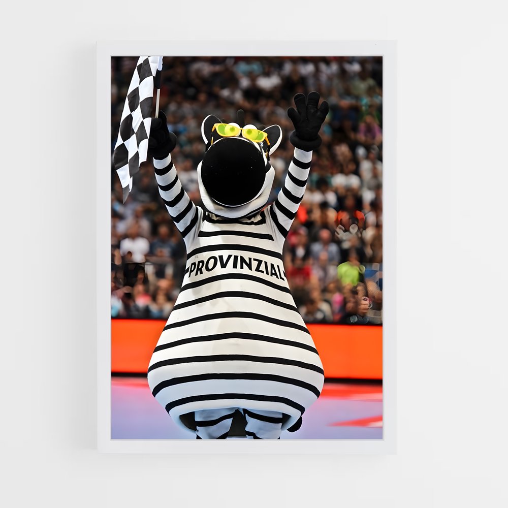 Poster Mascotte Stylée – affiche Handball (vue 3)